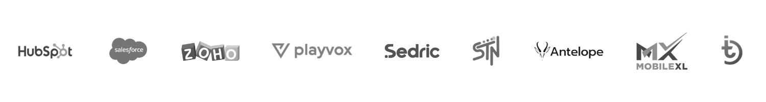 Squaretalk's partners logos