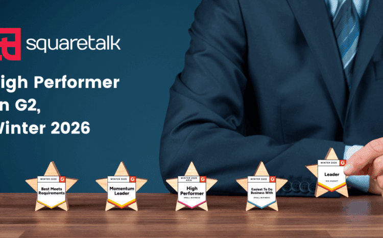 Squaretalk Recognized in 103 G2 Winter 2026 Reports