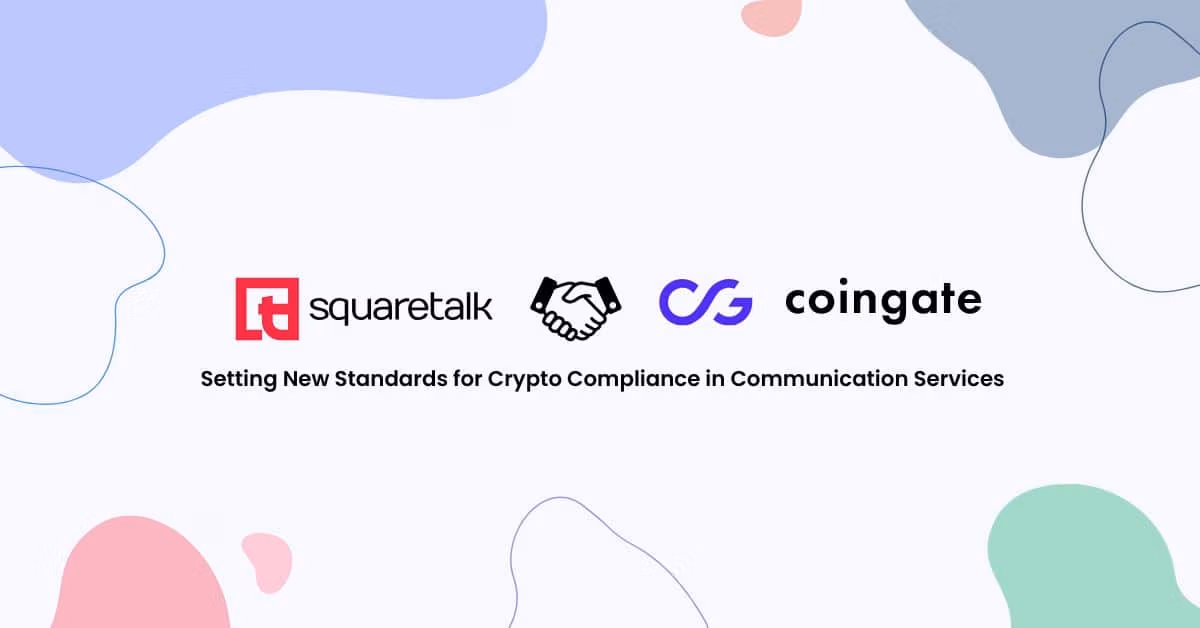 Squaretalk Partners with CoinGate For New Standards of Crypto Compliance
